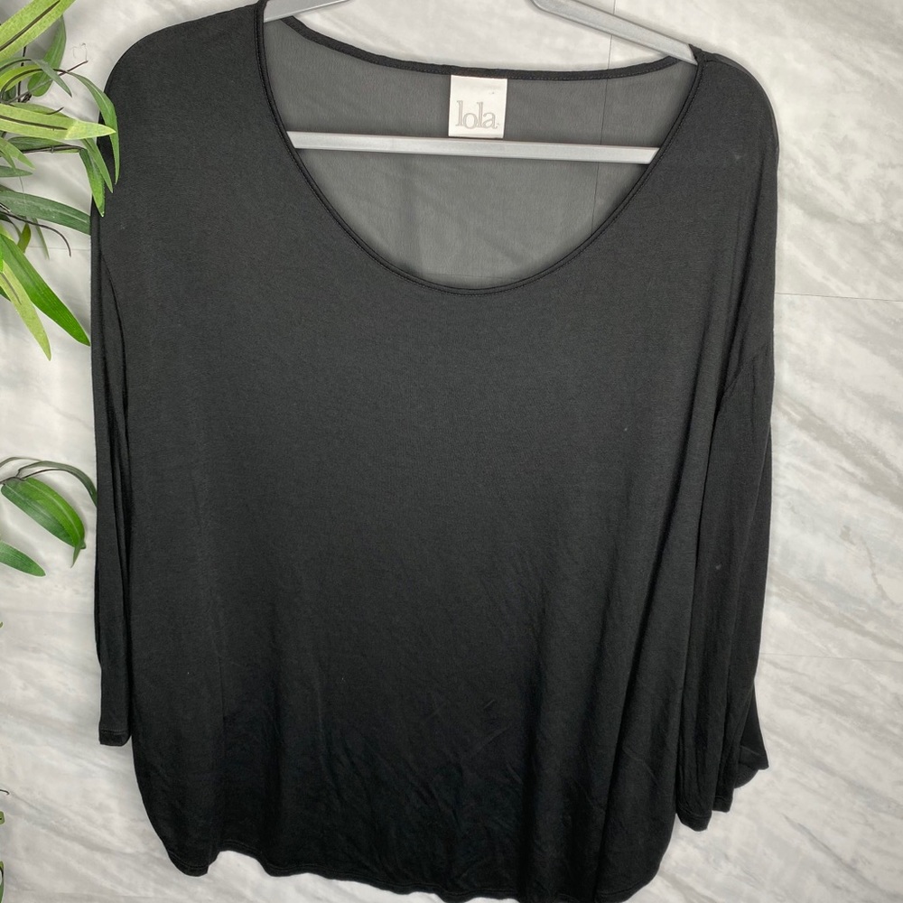 Lola Sheer Back Blouse Small